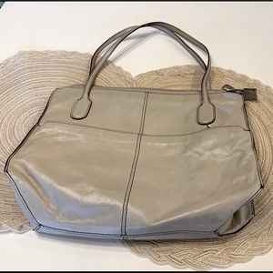 HOBO Light Grey Shoulder Bag
